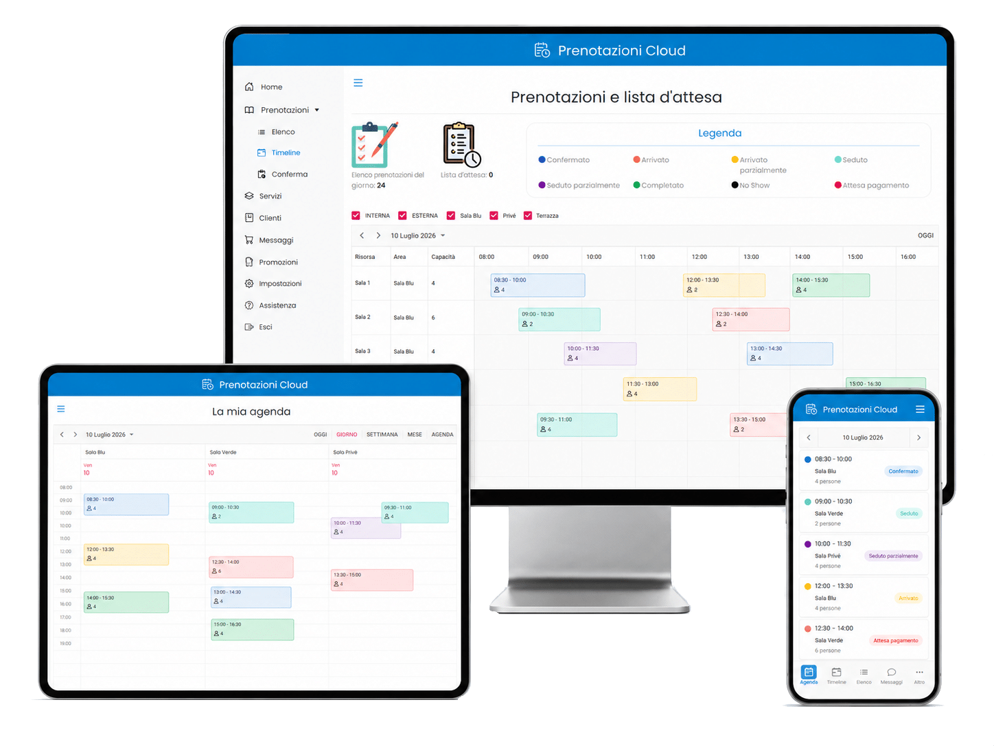 Prenotazioni Cloud Agenda